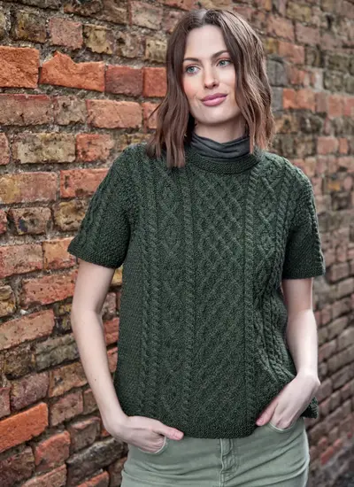 Molly T-Shirt Aran Sweater